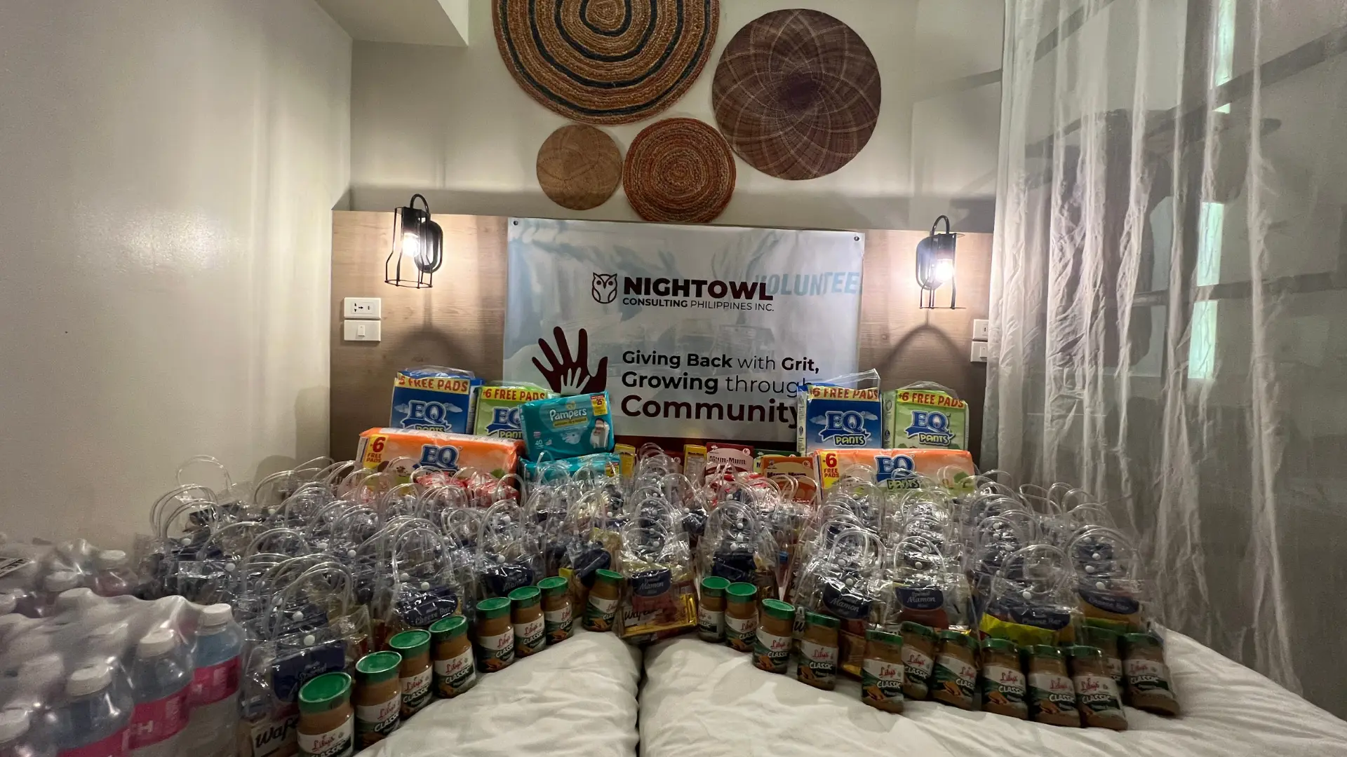 NightOwl team during community outreach and volunteer activity